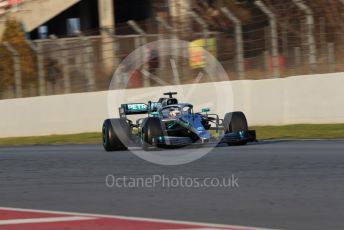 World © Octane Photographic Ltd. Formula 1 – Winter Testing - Test 1 - Day 3. Mercedes AMG Petronas Motorsport AMG F1 W10 EQ Power+ - Lewis Hamilton. Circuit de Barcelona-Catalunya. Wednesday 20th February 2019.