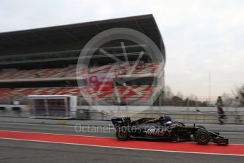 World © Octane Photographic Ltd. Formula 1 – Winter Testing - Test 1 - Day 3. Rich Energy Haas F1 Team VF19 – Pietro Fittipaldi. Circuit de Barcelona-Catalunya. Wednesday 20th February 2019.