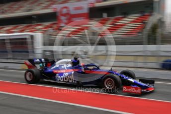 World © Octane Photographic Ltd. Formula 1 – Winter Testing - Test 1 - Day 3. Scuderia Toro Rosso STR14 – Daniil Kvyat. Circuit de Barcelona-Catalunya. Wednesday 20th February 2019.