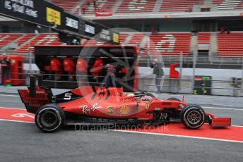 World © Octane Photographic Ltd. Formula 1 – Winter Testing - Test 1 - Day 3. Scuderia Ferrari SF90 – Sebastian Vettel. Circuit de Barcelona-Catalunya. Wednesday 20th February 2019.
