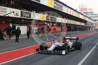 World © Octane Photographic Ltd. Formula 1 – Winter Testing - Test 1 - Day 4. Alfa Romeo Racing C38 – Antonio Giovinazzi. Circuit de Barcelona-Catalunya. Thursday 21st February 2019.