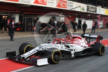 World © Octane Photographic Ltd. Formula 1 – Winter Testing - Test 1 - Day 4. Alfa Romeo Racing C38 – Antonio Giovinazzi. Circuit de Barcelona-Catalunya. Thursday 21st February 2019.