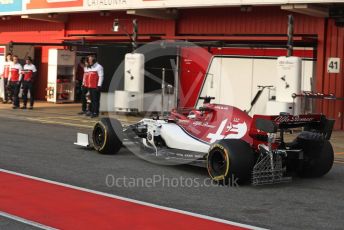 World © Octane Photographic Ltd. Formula 1 – Winter Testing - Test 1 - Day 4. Alfa Romeo Racing C38 – Antonio Giovinazzi. Circuit de Barcelona-Catalunya. Thursday 21st February 2019.