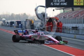 World © Octane Photographic Ltd. Formula 1 – Winter Testing - Test 1 - Day 4. SportPesa Racing Point RP19 – Lance Stroll. Circuit de Barcelona-Catalunya. Thursday 21st February 2019.