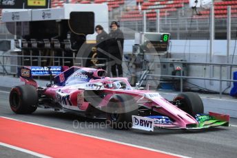 World © Octane Photographic Ltd. Formula 1 – Winter Testing - Test 1 - Day 4. SportPesa Racing Point RP19 – Lance Stroll. Circuit de Barcelona-Catalunya. Thursday 21st February 2019.