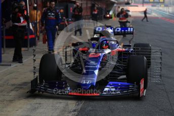 World © Octane Photographic Ltd. Formula 1 – Winter Testing - Test 1 - Day 4. Scuderia Toro Rosso STR14 – Alexander Albon. Circuit de Barcelona-Catalunya. Thursday 21st February 2019.