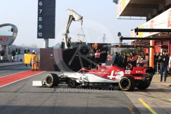 World © Octane Photographic Ltd. Formula 1 – Winter Testing - Test 1 - Day 4. Alfa Romeo Racing C38 – Antonio Giovinazzi. Circuit de Barcelona-Catalunya. Thursday 21st February 2019.