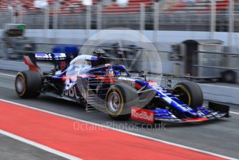 World © Octane Photographic Ltd. Formula 1 – Winter Testing - Test 1 - Day 4. Scuderia Toro Rosso STR14 – Alexander Albon. Circuit de Barcelona-Catalunya. Thursday 21st February 2019.