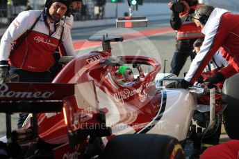 World © Octane Photographic Ltd. Formula 1 – Winter Testing - Test 1 - Day 4. Alfa Romeo Racing C38 – Antonio Giovinazzi. Circuit de Barcelona-Catalunya. Thursday 21st February 2019.