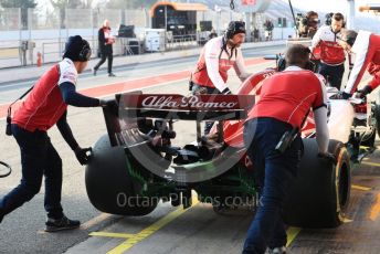 World © Octane Photographic Ltd. Formula 1 – Winter Testing - Test 1 - Day 4. Alfa Romeo Racing C38 – Antonio Giovinazzi. Circuit de Barcelona-Catalunya. Thursday 21st February 2019.