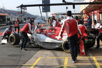 World © Octane Photographic Ltd. Formula 1 – Winter Testing - Test 1 - Day 4. Alfa Romeo Racing C38 – Antonio Giovinazzi. Circuit de Barcelona-Catalunya. Thursday 21st February 2019.