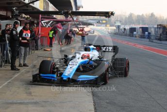 World © Octane Photographic Ltd. Formula 1 – Winter Testing - Test 1 - Day 4. ROKiT Williams Racing – Robert Kubica. Circuit de Barcelona-Catalunya. Thursday 21st February 2019.