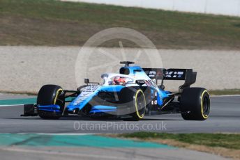 World © Octane Photographic Ltd. Formula 1 – Winter Testing - Test 1 - Day 4. ROKiT Williams Racing – Robert Kubica. Circuit de Barcelona-Catalunya. Thursday 21st February 2019.