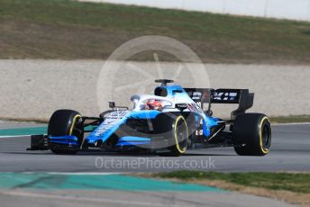 World © Octane Photographic Ltd. Formula 1 – Winter Testing - Test 1 - Day 4. ROKiT Williams Racing – Robert Kubica. Circuit de Barcelona-Catalunya. Thursday 21st February 2019.