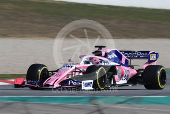 World © Octane Photographic Ltd. Formula 1 – Winter Testing - Test 1 - Day 4. SportPesa Racing Point RP19 – Lance Stroll. Circuit de Barcelona-Catalunya. Thursday 21st February 2019.