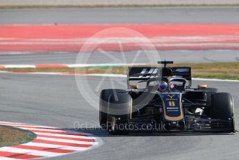 World © Octane Photographic Ltd. Formula 1 – Winter Testing - Test 1 - Day 4. Rich Energy Haas F1 Team VF19 – Romain Grosjean. Circuit de Barcelona-Catalunya. Thursday 21st February 2019.