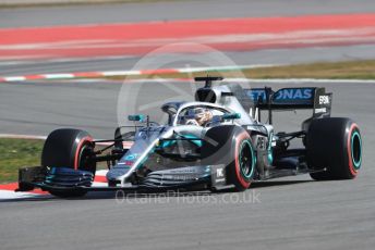 World © Octane Photographic Ltd. Formula 1 – Winter Testing - Test 1 - Day 4. Mercedes AMG Petronas Motorsport AMG F1 W10 EQ Power+ - Lewis Hamilton. Circuit de Barcelona-Catalunya. Thursday 21st February 2019