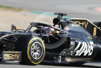 World © Octane Photographic Ltd. Formula 1 – Winter Testing - Test 1 - Day 4. Rich Energy Haas F1 Team VF19 – Romain Grosjean. Circuit de Barcelona-Catalunya. Thursday 21st February 2019.