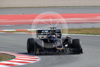 World © Octane Photographic Ltd. Formula 1 – Winter Testing - Test 1 - Day 4. Rich Energy Haas F1 Team VF19 – Romain Grosjean. Circuit de Barcelona-Catalunya. Thursday 21st February 2019.