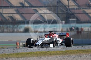 World © Octane Photographic Ltd. Formula 1 – Winter Testing - Test 1 - Day 4. Alfa Romeo Racing C38 – Antonio Giovinazzi. Circuit de Barcelona-Catalunya. Thursday 21st February 2019.