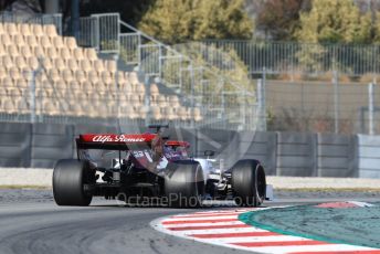 World © Octane Photographic Ltd. Formula 1 – Winter Testing - Test 1 - Day 4. Alfa Romeo Racing C38 – Antonio Giovinazzi. Circuit de Barcelona-Catalunya. Thursday 21st February 2019.