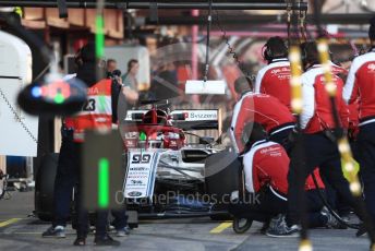 World © Octane Photographic Ltd. Formula 1 – Winter Testing - Test 1 - Day 4. Alfa Romeo Racing C38 – Antonio Giovinazzi. Circuit de Barcelona-Catalunya. Thursday 21st February 2019.