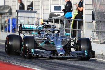 World © Octane Photographic Ltd. Formula 1 – Winter Testing - Test 1 - Day 4. Mercedes AMG Petronas Motorsport AMG F1 W10 EQ Power+ - Valtteri Bottas. Circuit de Barcelona-Catalunya. Thursday 21st February 2019.