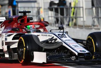 World © Octane Photographic Ltd. Formula 1 – Winter Testing - Test 1 - Day 4. Alfa Romeo Racing C38 – Antonio Giovinazzi. Circuit de Barcelona-Catalunya. Thursday 21st February 2019.