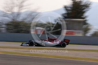 World © Octane Photographic Ltd. Formula 1 – Winter Testing - Test 1 - Day 4. Alfa Romeo Racing C38 – Antonio Giovinazzi. Circuit de Barcelona-Catalunya. Thursday 21st February 2019.