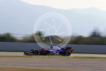 World © Octane Photographic Ltd. Formula 1 – Winter Testing - Test 1 - Day 4. Scuderia Toro Rosso STR14 – Alexander Albon. Circuit de Barcelona-Catalunya. Thursday 21st February 2019.