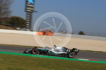 World © Octane Photographic Ltd. Formula 1 – Winter Testing - Test 1 - Day 4. Mercedes AMG Petronas Motorsport AMG F1 W10 EQ Power+ - Valtteri Bottas. Circuit de Barcelona-Catalunya. Thursday 21st February 2019.