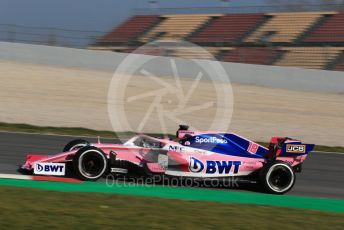 World © Octane Photographic Ltd. Formula 1 – Winter Testing - Test 1 - Day 4. SportPesa Racing Point RP19 – Lance Stroll. Circuit de Barcelona-Catalunya. Thursday 21st February 2019.