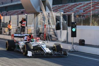 World © Octane Photographic Ltd. Formula 1 – Winter Testing - Test 2 - Day 1. Alfa Romeo Racing C38 – Antonio Giovinazzi. Circuit de Barcelona-Catalunya. Tuesday 26th February 2019.