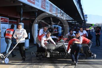 World © Octane Photographic Ltd. Formula 1 – Winter Testing - Test 2 - Day 1. Alfa Romeo Racing C38 – Antonio Giovinazzi. Circuit de Barcelona-Catalunya. Tuesday 26th February 2019.