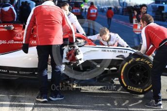 World © Octane Photographic Ltd. Formula 1 – Winter Testing - Test 2 - Day 1. Alfa Romeo Racing C38 – Antonio Giovinazzi. Circuit de Barcelona-Catalunya. Tuesday 26th February 2019.