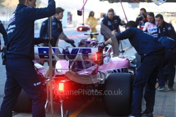 World © Octane Photographic Ltd. Formula 1 – Winter Testing - Test 2 - Day 1. SportPesa Racing Point RP19 – Lance Stroll. Circuit de Barcelona-Catalunya. Tuesday 26th February 2019