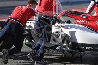 World © Octane Photographic Ltd. Formula 1 – Winter Testing - Test 2 - Day 1. Alfa Romeo Racing C38 – Antonio Giovinazzi. Circuit de Barcelona-Catalunya. Tuesday 26th February 2019.