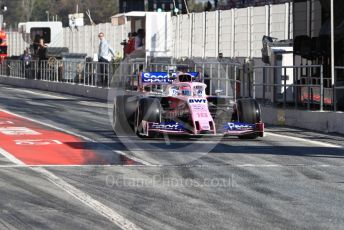 World © Octane Photographic Ltd. Formula 1 – Winter Testing - Test 2 - Day 1. SportPesa Racing Point RP19 – Lance Stroll. Circuit de Barcelona-Catalunya. Tuesday 26th February 2019.