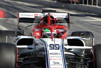 World © Octane Photographic Ltd. Formula 1 – Winter Testing - Test 2 - Day 1. Alfa Romeo Racing C38 – Antonio Giovinazzi. Circuit de Barcelona-Catalunya. Tuesday 26th February 2019.