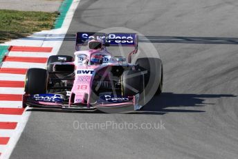 World © Octane Photographic Ltd. Formula 1 – Winter Testing - Test 2 - Day 1. SportPesa Racing Point RP19 – Lance Stroll. Circuit de Barcelona-Catalunya. Tuesday 26th February 2019.