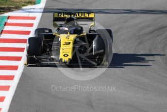 World © Octane Photographic Ltd. Formula 1 – Winter Testing - Test 2 - Day 1. Renault Sport F1 Team RS19 – Daniel Ricciardo. Circuit de Barcelona-Catalunya. Tuesday 26th February 2019.