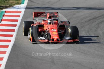 World © Octane Photographic Ltd. Formula 1 – Winter Testing - Test 2 - Day 1. Scuderia Ferrari SF90 – Charles Leclerc. Circuit de Barcelona-Catalunya. Tuesday 26th February 2019.