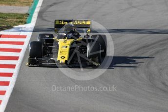 World © Octane Photographic Ltd. Formula 1 – Winter Testing - Test 2 - Day 1. Renault Sport F1 Team RS19 – Daniel Ricciardo. Circuit de Barcelona-Catalunya. Tuesday 26th February 2019.