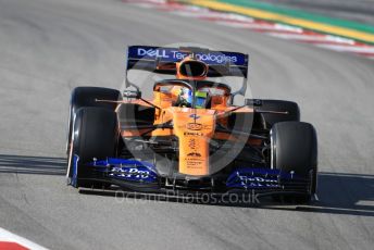 World © Octane Photographic Ltd. Formula 1 – Winter Testing - Test 2 - Day 1. McLaren MCL34 – Lando Norris. Circuit de Barcelona-Catalunya. Tuesday 26th February 2019.