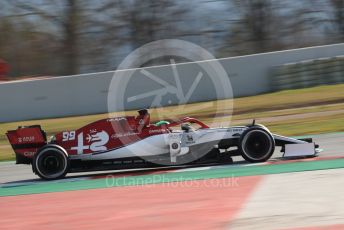 World © Octane Photographic Ltd. Formula 1 – Winter Testing - Test 2 - Day 1. Alfa Romeo Racing C38 – Antonio Giovinazzi. Circuit de Barcelona-Catalunya. Tuesday 26th February 2019.