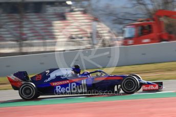 World © Octane Photographic Ltd. Formula 1 – Winter Testing - Test 2 - Day 1. Scuderia Toro Rosso STR14 – Alexander Albon. Circuit de Barcelona-Catalunya. Tuesday 26th February 2019.