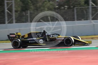 World © Octane Photographic Ltd. Formula 1 – Winter Testing - Test 2 - Day 1. Renault Sport F1 Team RS19 – Daniel Ricciardo. Circuit de Barcelona-Catalunya. Tuesday 26th February 2019.