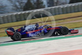 World © Octane Photographic Ltd. Formula 1 – Winter Testing - Test 2 - Day 1. Scuderia Toro Rosso STR14 – Alexander Albon. Circuit de Barcelona-Catalunya. Tuesday 26th February 2019.