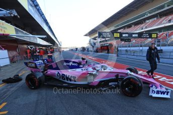 World © Octane Photographic Ltd. Formula 1 – Winter Testing - Test 2 - Day 1. SportPesa Racing Point RP19 – Lance Stroll. Circuit de Barcelona-Catalunya. Tuesday 26th February 2019.