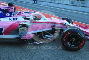 World © Octane Photographic Ltd. Formula 1 – Winter Testing - Test 2 - Day 1. SportPesa Racing Point RP19 – Lance Stroll. Circuit de Barcelona-Catalunya. Tuesday 26th February 2019.